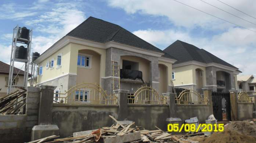 Completed house